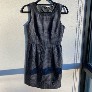 J. Crew wool gingham dress